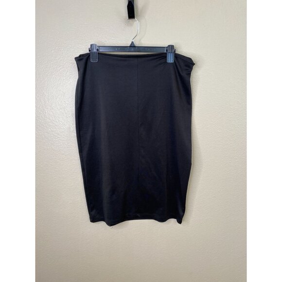 Celine By Champion Womens Black High-Waist Pencil Skirt 2XL Polyester Blend - Picture 3 of 7